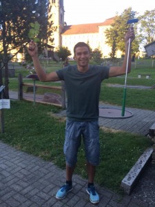 Minigolfmeister Michael Bucher.